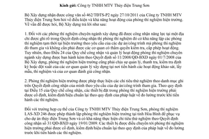 Công văn 495/BXD-KHCN trả lời Công văn 462/TĐTS-P2 điều kiện khả năng hoạt động