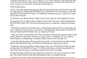 Công văn 14989/BTC-KHTC phụ cấp công vụ theo Nghị định số 57/2011/NĐ-CP