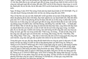 Công văn 1877/BXD-VLXD thực hiện Quyết định 567/2010/QĐ-TTg và 15/2000/QĐ-BXD