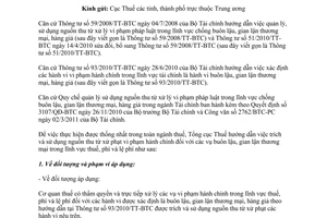 Công văn 4088/TCT-TTr quản lý và sử dụng nguồn thu từ vụ buôn lậu, gian lận