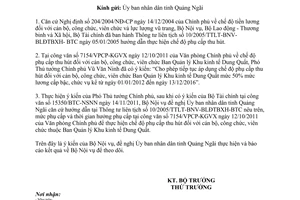 Công văn 4201/BNV-TL về chế độ phụ cấp thu hút đối với cán bộ, công chức, viên c