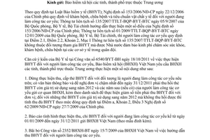 Công văn 4927/BHXH-BT dừng thu bảo hiểm y tế đối với người làm công tác cơ yếu