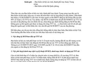 Công văn 4955/BHXH-CSYT tổ chức hợp đồng thanh toán chi phí khám chữa bệnh