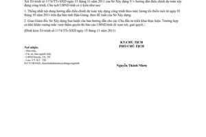 Công văn 1937/UBND-KT hướng dẫn điều chỉnh dự toán xây dựng công trình