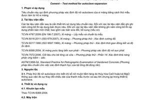 Tiêu chuẩn quốc gia TCVN 8877:2011 về Xi măng - Phương pháp thử - Xác định độ nở Autoclave
