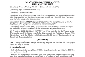 Nghị quyết 34/2011/NQ-HĐND thông qua Đề án Đào tạo nghề cho lao động nông thôn