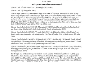 Quyết định 4123/QĐ-UBND 2011 phát triển giao thông vận tải Thanh Hóa 2010 2020 định hướng 2030