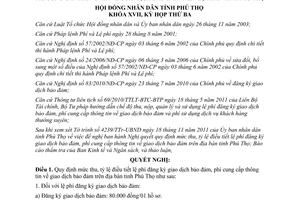 Nghị quyết 43/2011/NQ-HĐND mức thu tỷ lệ điều tiết lệ phí đăng ký giao dịch