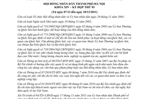 Nghị quyết 15/2011/NQ-HĐND chế độ định mức chi tiêu phục vụ hoạt động HĐND