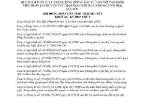 Nghị quyết 30/2011/NQ-HĐND mức chi đặc thù bảo đảm cho kiểm tra