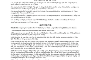 Quyết định 4437/QĐ-BTP năm 2011 phân công công tác tạm thời