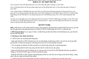 Nghị quyết 29/2011/NQ-HĐND Chủ động kiểm soát dịch bệnh trên gia súc gia cầm