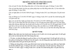 Nghị quyết 17/2011/NQ-HĐND mức thu lệ phí trước bạ theo tỷ lệ (%)