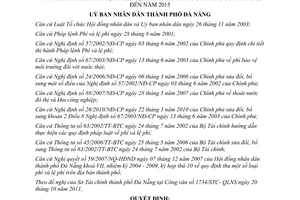 Quyết định 34/2011/QĐ-UBND  phí bảo vệ môi trường nước thải sinh hoạt