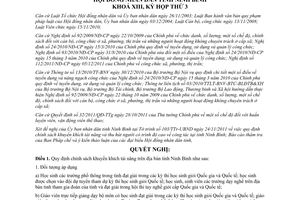 Nghị quyết 27/2011/NQ-HĐND chính sách khuyến khích tài năng thu hút người có trình độ cao Ninh Bình