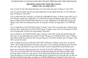 Nghị quyết 16/2011/NQ-HĐND lệ phí đăng ký giao dịch bảo đảm