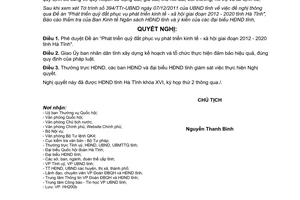 Nghị quyết 22/2011/NQ-HĐND phê duyệt Đề án Phát triển quỹ đất phục vụ phát triển