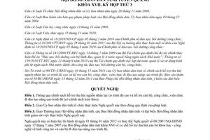 Nghị quyết 47/2011/NQ-HĐND chính sách hỗ trợ thu hút nguồn nhân lực