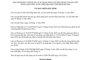 Quyết định 57/2011/QĐ-UBND Quy chế quản lý sử dụng nhà ở xã hội