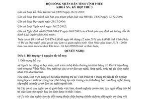 Nghị quyết 37/2011/NQ-HĐND chính sách hỗ trợ dạy nghề giải quyết việc làm