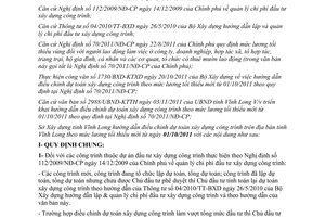 Hướng dẫn 1126/SXD-KTTH điều chỉnh chi phí nhân công và chi phí máy thi công