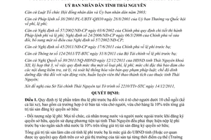 Quyết định 58/2011/QĐ-UBND tỷ lệ phần trăm thu lệ phí trước bạ