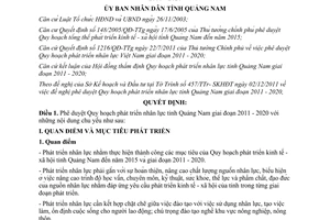 Quyết định 4229/QĐ-UBND 2011 phát triển nhân lực Quảng Nam 2011 2020