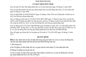 Quyết định 70/2011/QĐ-UBND quy định mức chi đặc thù trong công tác kiểm tra xử