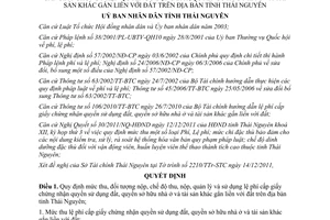 Quyết định 57/2011/QĐ-UBND lệ phí cấp giấy chứng nhận quyền sử dụng đất, sở hữu