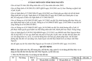 Quyết định 55/2011/QĐ-UBND phí khai thác và sử dụng tài liệu đất đai