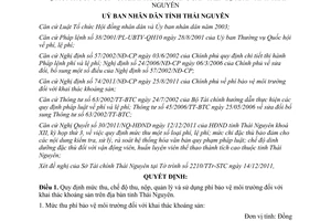 Quyết định 61/2011/QĐ-UBND phí bảo vệ môi trường khai thác khoáng sản