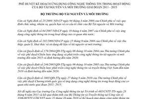 Quyết định 2402/QĐ-BTNMT phê duyệt Kế hoạch ứng dụng công nghệ thông tin