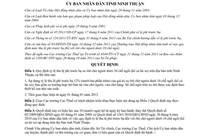 Quyết định 71/2011/QĐ-UBND tỷ lệ thu lệ phí trước bạ xe ôtô chở người