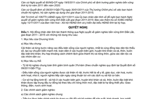 Nghị quyết 47/2011/NQ-HĐND giảm nghèo bền vững tỉnh Đắk Lắk giai đoạn 2011