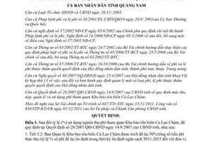 Quyết định 39/2011/QĐ-UBND sửa đổi tỷ lệ (%) sử dụng nguồn thu phí tham quan