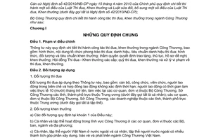 Thông tư 43/2011/TT-BCT công tác thi đua, khen thưởng trong ngành Công thương