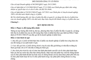 Thông tư 196/2011/TT-BTC hướng dẫn bán cổ phần lần đầu và quản lý sử dụng tiền