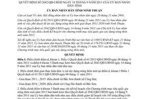 Quyết định 74/2011/QĐ-UBND điều chỉnh điểm d, khoản 1, Điều 1 Quyết định 61/2011