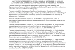 Circular No. 37/2011/TT-BKHCN guiding the implementation of a number