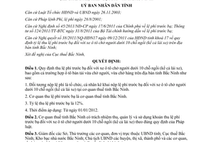 Quyết định 162/2011/QĐ-UBND thu lệ phí trước bạ đối với xe ô tô chở người