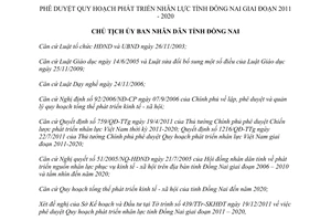 Quyết định 3730/QĐ-UBND phê duyệt Quy hoạch phát triển nhân lực