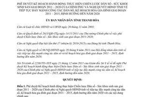 Quyết định 4381/2011/QĐ-UBND  Kế hoạch hành động thực hiện Chiến lược Dân số