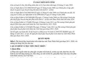 Quyết định 2711/QĐ-UBND phê duyệt Quy hoạch phát triển nhân lực