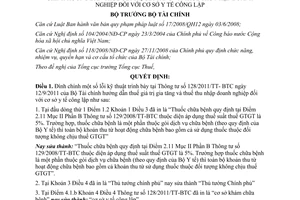 Quyết định 3151/QĐ-BTC đính chính Thông tư 128/2011/TT-BTC hướng dẫn thuế giá tr