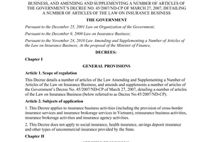 Decree No. 123/2011/ND-CP detailing a number of articles of the Law amending