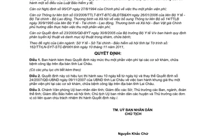 Quyết định 46/2011/QĐ-UBND mức thu viện phí tại cơ sở khám, chữa bệnh