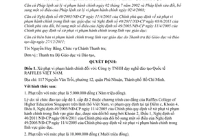 Quyết định 64/QĐ-XPHC xử phạt vi phạm hành chính