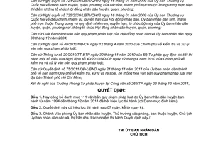 Quyết định 21/2011/QĐ-UBND bãi bỏ văn bản quy phạm pháp luật của Ủy ban nhân dân