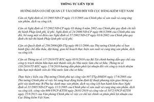 Thông tư liên tịch 68/2011/TTLT-BGTVT-BTC hướng dẫn cơ chế quản lý tài chính