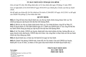 Quyết định 3553/QĐ-UBND công bố thủ tục hành chính chung